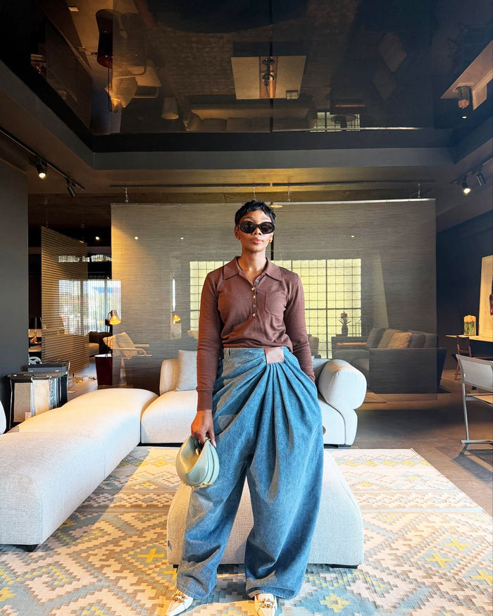 Fashion Loose Wide Leg Jeans GYLN 8694
