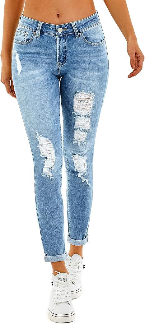 Fashion Holes Tight Pencil Jeans GSMF CT3111