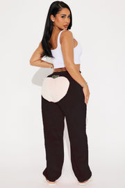 Sport Elastic Waist Loose Velour Pants MUE 8077