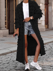 Casual Tassel Knit Cardigan Jacket TR 1282