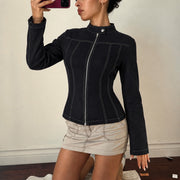 Zipper Long Sleeve Jackets GPKJ MR50580