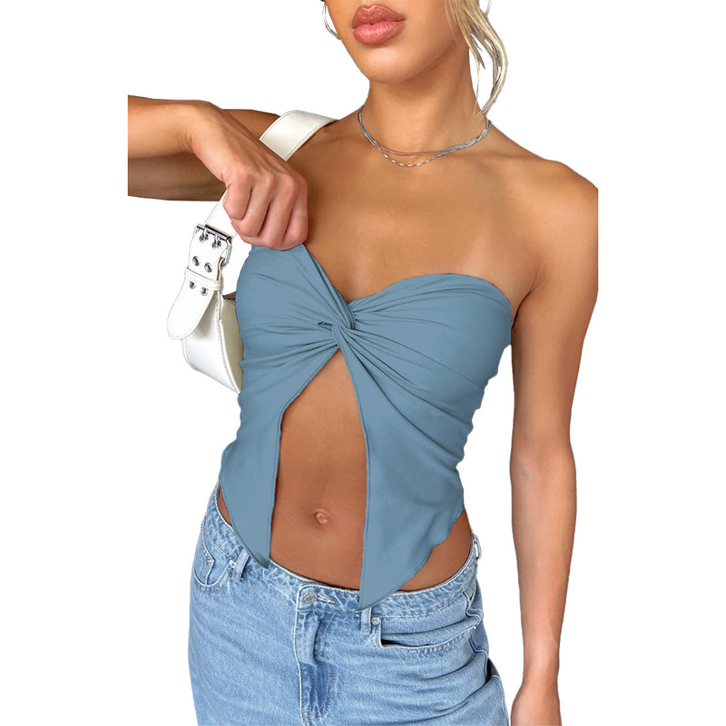 Fashion Sexy Solid Color Tube Top ASL 6633