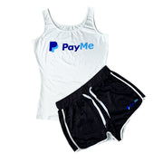 Casual Sports Print Tank Top And Shorts Two Piece Set SHD 9415
