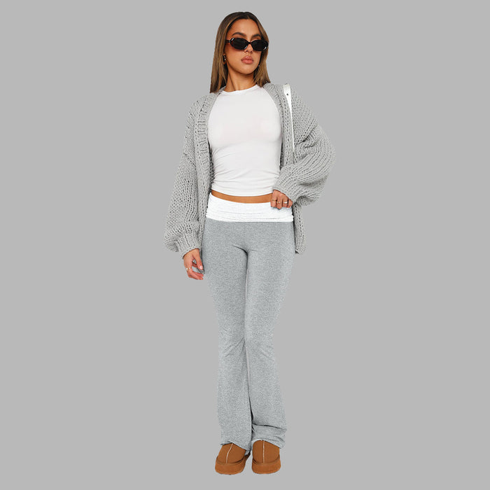 Fashion Loose Pockets Straight Pants LSD 2285