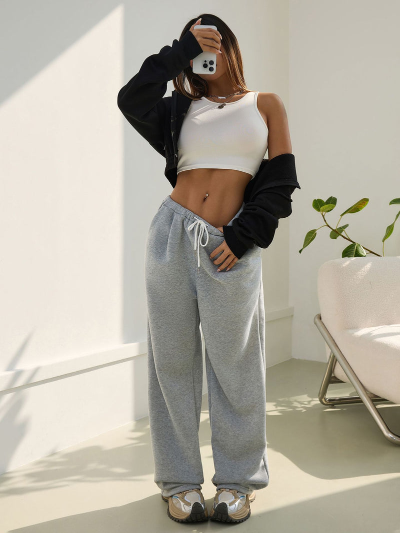 Solid Color Wide Leg Pants GYXN 73206