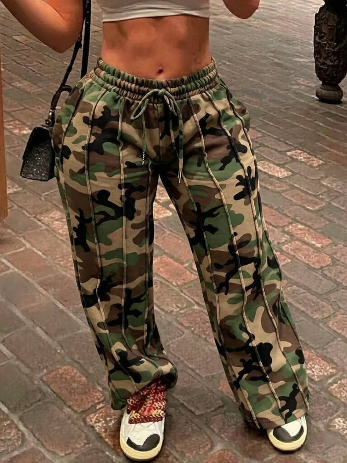 Camouflage Printed Casual Loose Pants LSD 2983