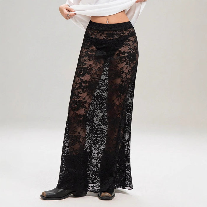 Lace Sexy High Waist Long Skirt GPBY 718