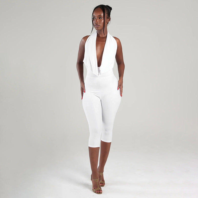 Sexy Backless Tie Up Jumpsuit GDSF J25JP488