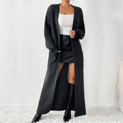 Long Sleeve Sweater Cardigan Long Coat GDAM 7188