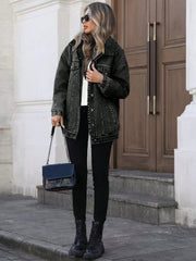 Fashion Long Sleeve Loose Denim Jacket Coat GYXN 20808