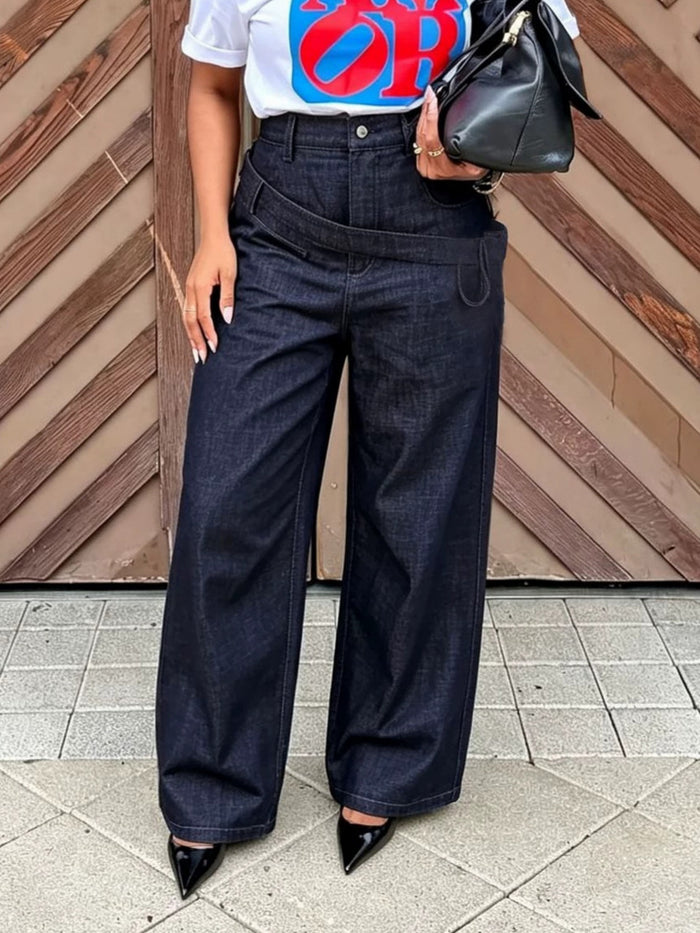 Plus Size Fashion Straight Jeans GYLN 6029