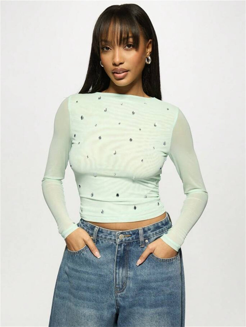 Print Long Sleeve T Shirt GXIY K25L351
