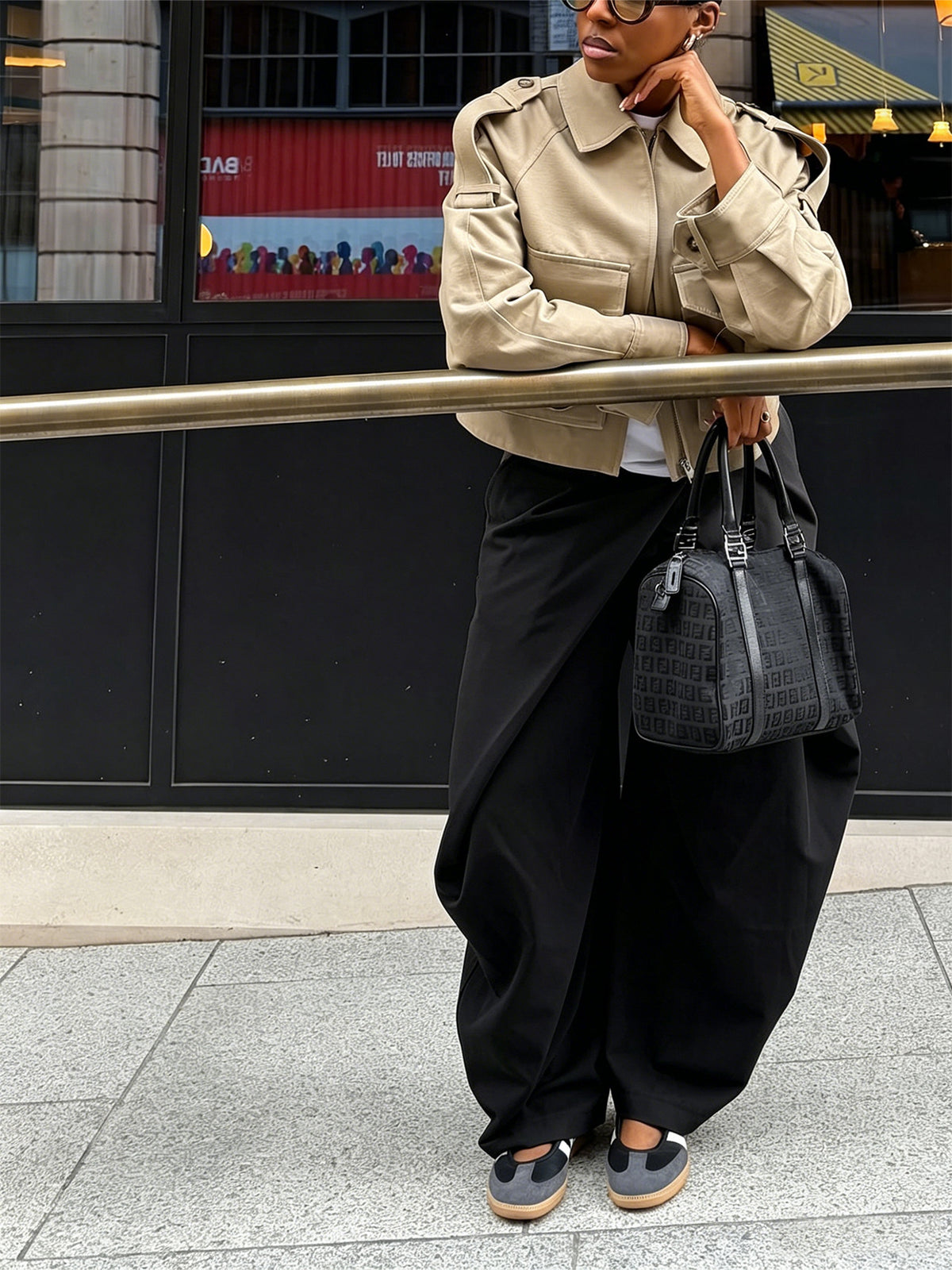 Solid Color Irregular Wide Leg Pants LSD 2907