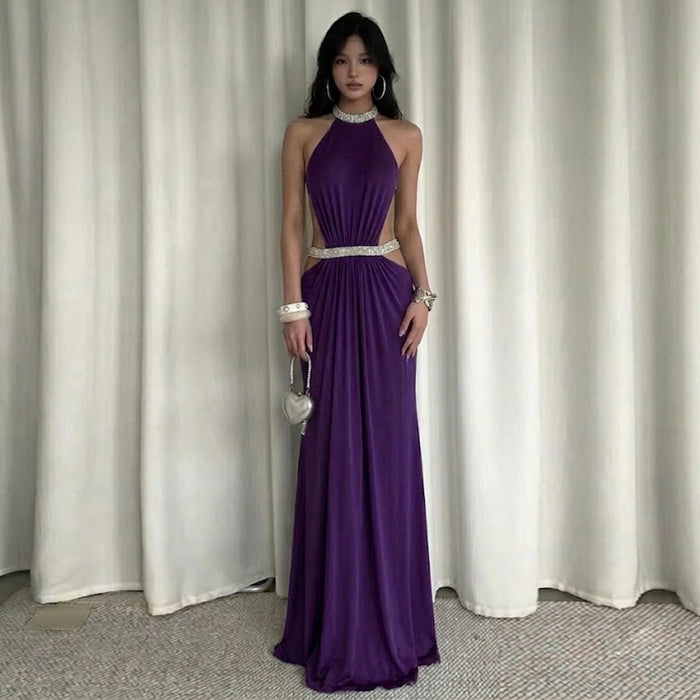 Elegant Sexy Backless Party Evening Maxi Dress GPKJ MR50117
