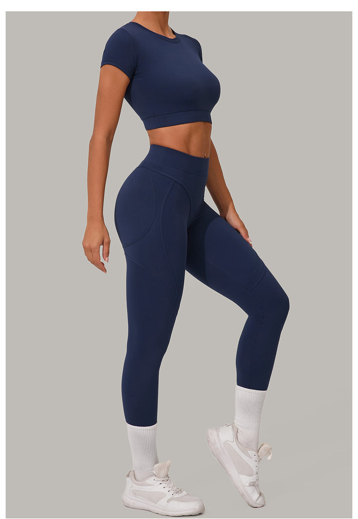 Solid Color Tight Yoga Sport Pants GQSA 08101