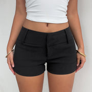 Solid Color Casual Shorts GPKJ MR48280