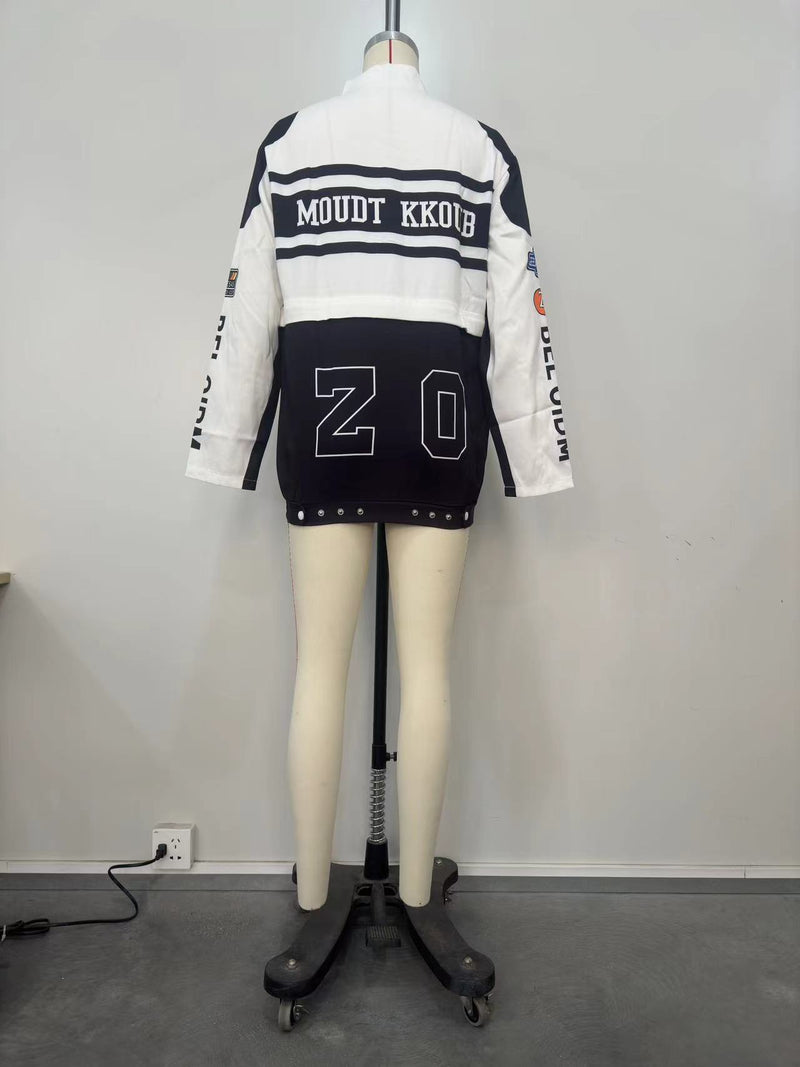 Removable Multi Wear Printed Padded Jacket OD 8655