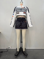 Removable Multi Wear Printed Padded Jacket OD 8655
