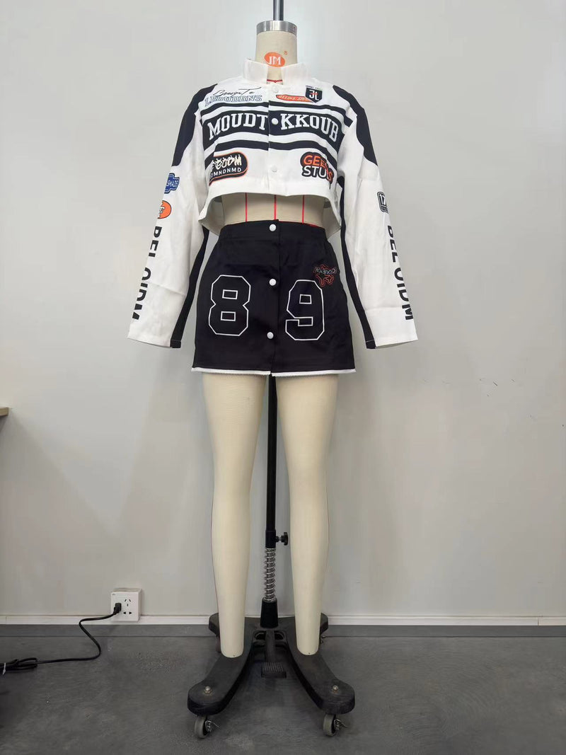 Removable Multi Wear Printed Padded Jacket OD 8655