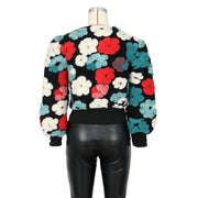 Floral Single breasted Short Coat ZSD 0562