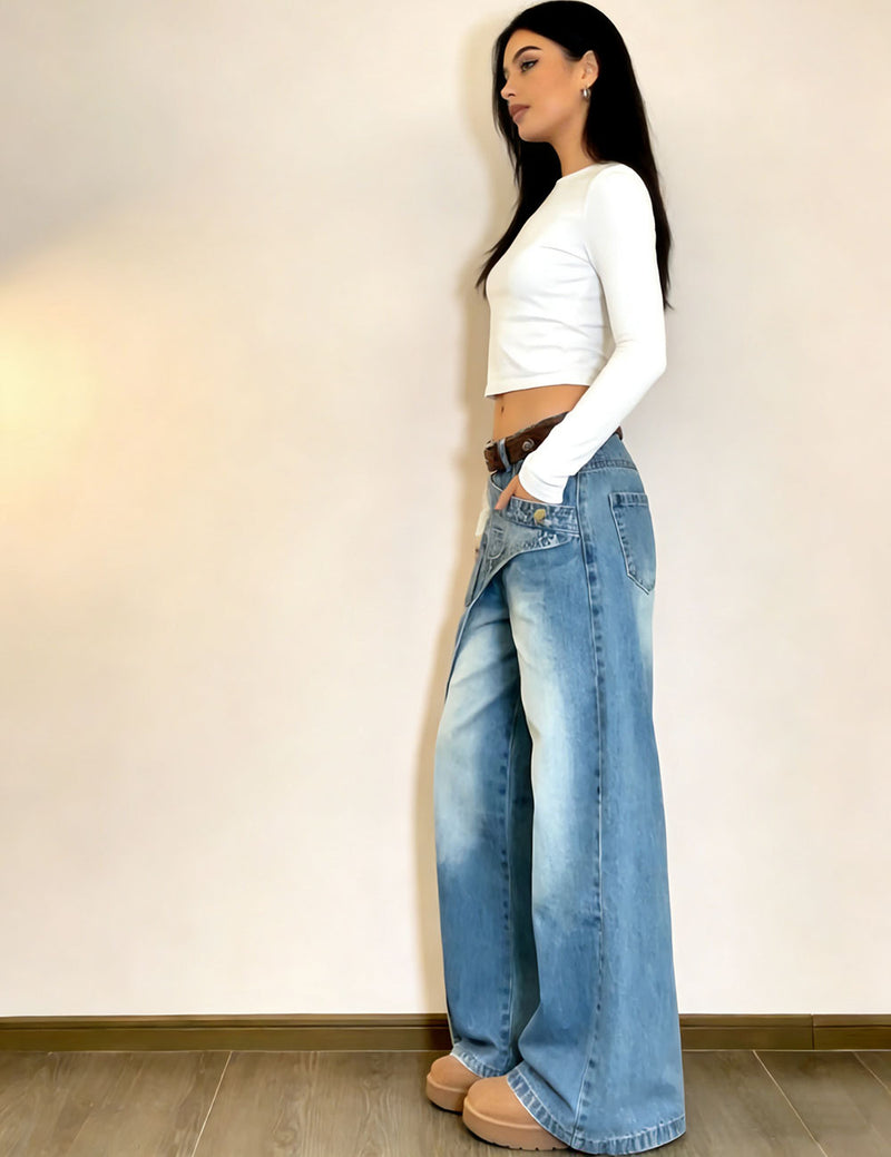 Fashion Loose Straight Jeans GAKF 60114