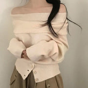 One Shoulder Knits Sweater GWEN JMIC43926