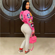 VIP1 Letter Print Long Sleeve Jackets YNSF 8037
