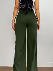Side Stripe Casual Straight Pants SH 391404