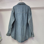 Loose Shirt Single breasted Denim Jacket GZYN 2024