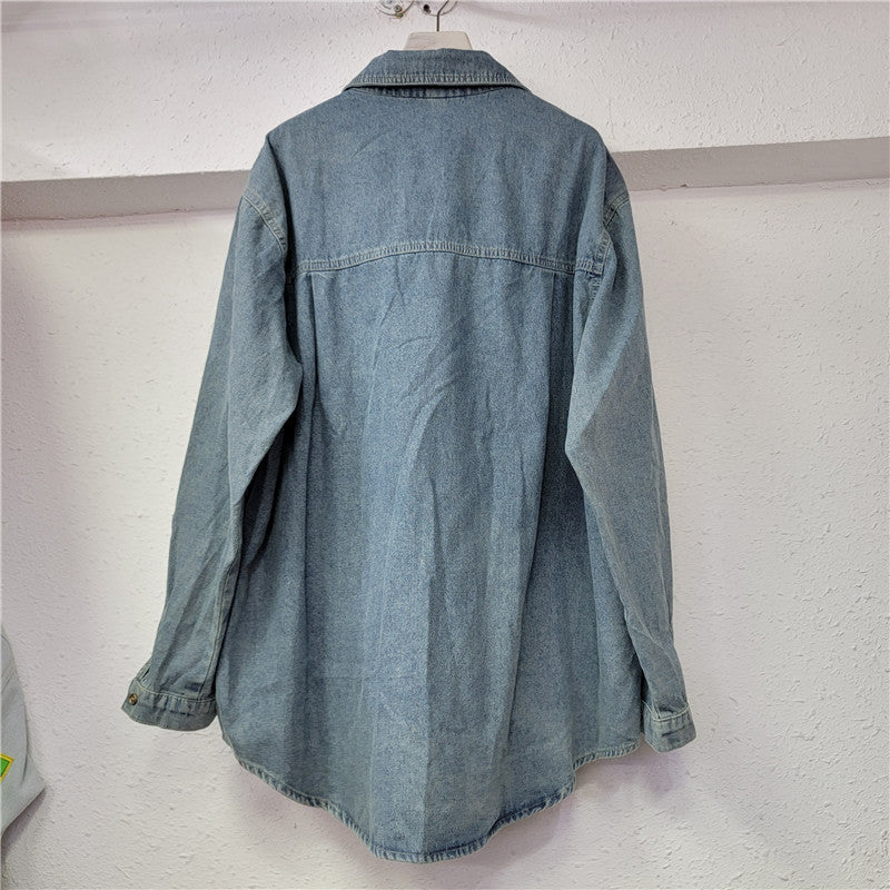 Loose Shirt Single breasted Denim Jacket GZYN 2024