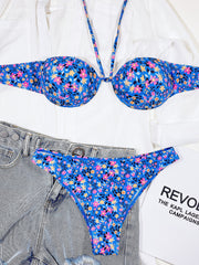 Sexy Floral Print Swimsuit Two Piece Sets CSYZ B543K