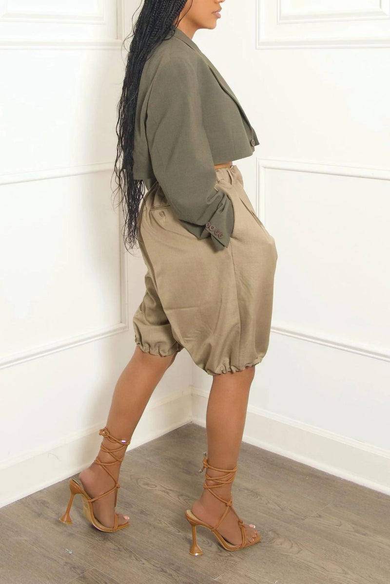 Fashion Loose Lantern Shorts GXHF M80613