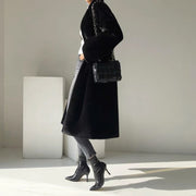 Faux Mink Fur Stand Collar Coat HHMY 2024