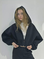 Fashion Long Sleeve Hooded Sweatshirt YMZY 61010