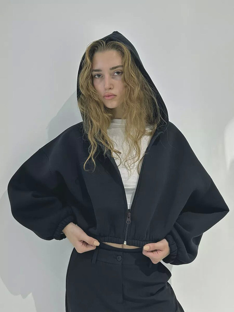 Fashion Long Sleeve Hooded Sweatshirt YMZY 61010