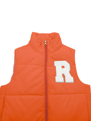 Print Sleeveless Zipper Warm Vest Jackets YH 9007
