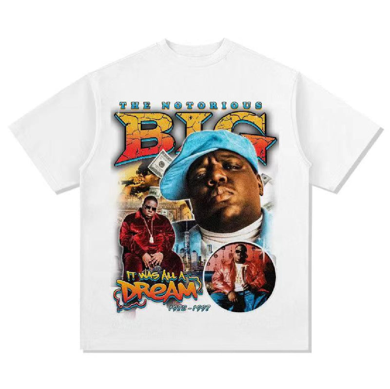 Short Sleeve Print T Shirt GXJL 240909