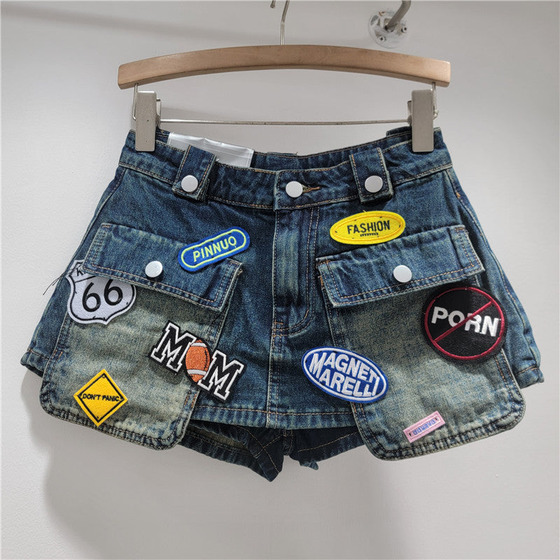Fashion Pocket Denim Shorts GZYN 2687