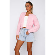 Casual Solid Color Cardigan Sweater Short Coat ASL 6750