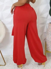 Solid Color Loose Casual Pants YH 5343
