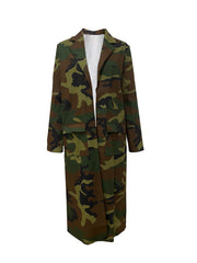 Long Sleeve Camouflage Long Coat LSD 2207