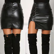 Fashion PU Leather Bandage Skirt GPBY 2177