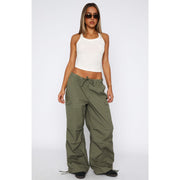 Loose Multi Pockets Straight Leg Pants ASL 6799