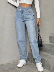 Casual High Waist Loose Jeans GYXN 35208