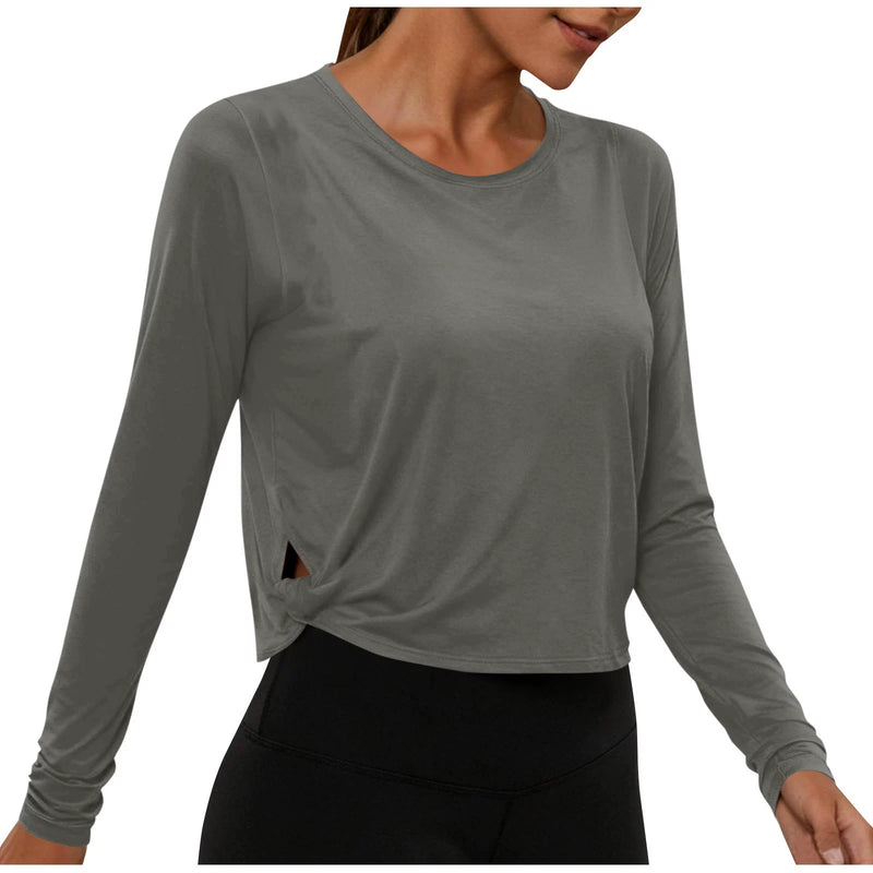 Solid Color Long Sleeve T Shirt GYZY 6703