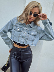 Fashion Long Sleeve Denim Short Coats GYXN 10022