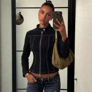 Zipper Long Sleeve Jackets GPKJ MR50580