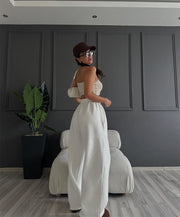 Solid Color Loose Wide Leg Pants SSNF 211516