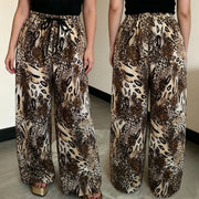 Retro Animal Print Casual Pants BY 7768