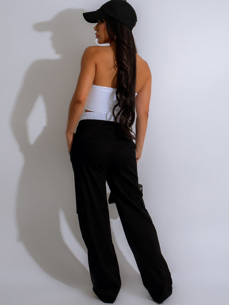 Casual Spliced Sport Straight Leg Pants MIL 065
